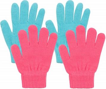 Перчатки для девочек Ivy IcePeak. Цвет: розовый