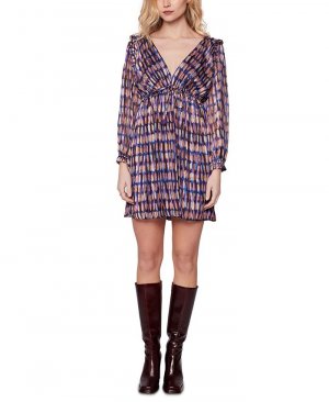 Женское легкое мини-платье Dream с длинными рукавами , фиолетовый Lost + Wander