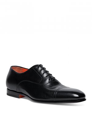 Мужские классические туфли-оксфорды Lavante на шнуровке с закрытым носком Santoni