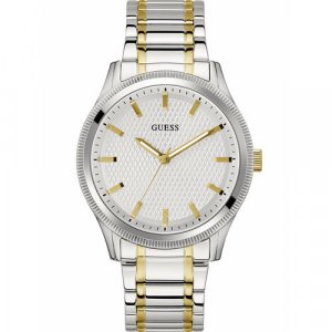 Наручные часы GW0626G4, белый, золотой GUESS. Цвет: золотистый/серебристый