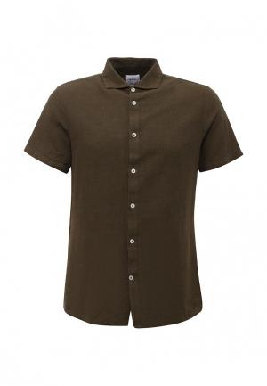 Рубашка Burton Menswear London BU014EMWFN49. Цвет: хаки