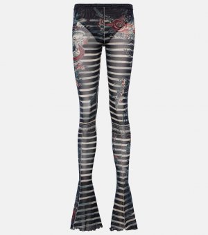 Расклешенные брюки из коллекции tattoo , мультиколор Jean Paul Gaultier