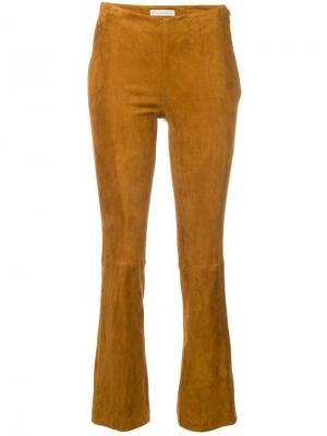 Укороченные брюки клеш Inès & Maréchal. Цвет: коричневый