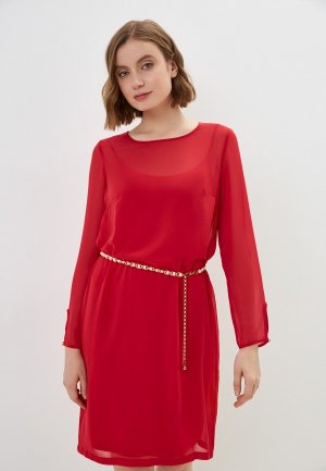 Платье Salko. Цвет: красный