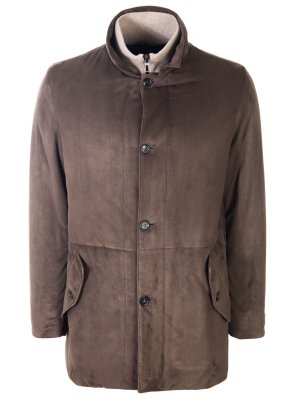 Замшевая куртка с подстежкой LORO PIANA