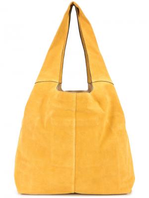 Большая сумка-шоппер Hayward. Цвет: жёлтый и оранжевый