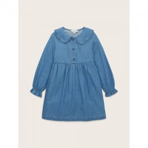 Платье , хлопок, размер 116/122, синий Tom Tailor. Цвет: синий