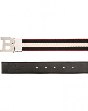 Ремень B Buckle 35 M.T/20 Belt, цвет Black/Bone/Black Bally