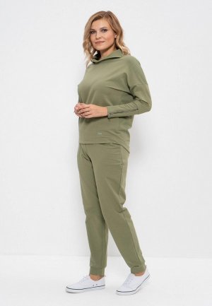 Костюм спортивный Cleo. Цвет: хаки