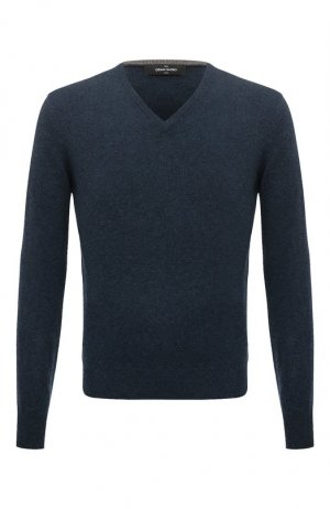 Кашемировый пуловер Gran Sasso. Цвет: синий