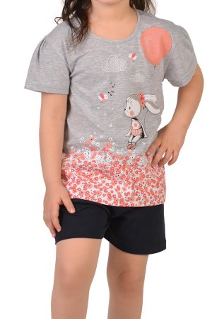 Пижамный комплект с короткими рукавами для девочки NICOLETTA