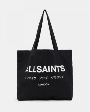 Большая сумка с логотипом Underground , черный/мел AllSaints
