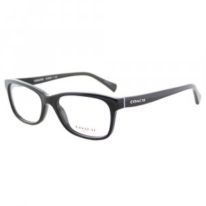 Женские прямоугольные очки HC 6089 5002 51 мм, черные Coach