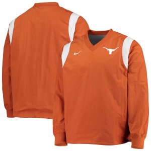 Мужская куртка-ветровка Texas Orange Longhorns Rev Pullover Nike