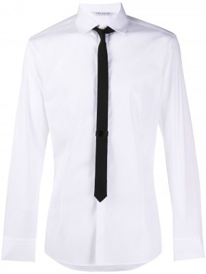 Рубашка с галстуком Neil Barrett. Цвет: белый