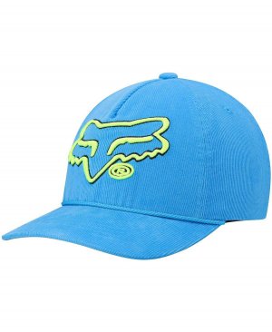 Мужская синяя кепка Snapback Racing с матовой отделкой Fox