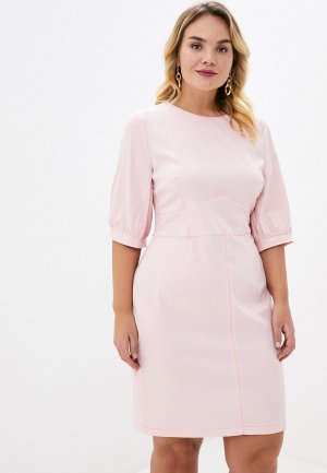 Платье Lacy. Цвет: розовый