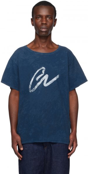 Синяя футболка \GL\ Greg Lauren
