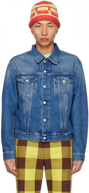 Синяя классическая джинсовая куртка Acne Studios