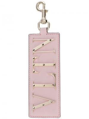Брелок для ключей Garavani VLTN Valentino. Цвет: розовый