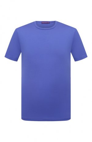Хлопковая футболка Ralph Lauren. Цвет: синий