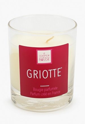 Свеча ароматическая Arome Le Comptoir De Paris GRIOTTE (Вишня), 190 (гр).. Цвет: белый