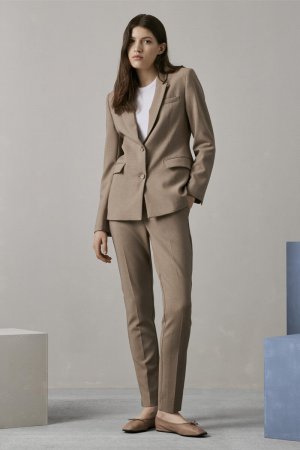 Пиджак Regular Fit из переработанных материалов. , коричневый Selected Femme