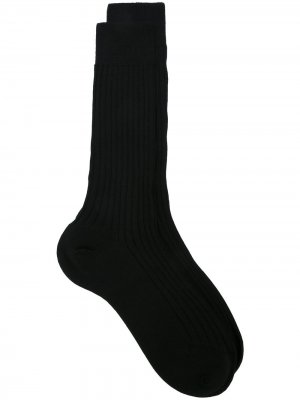 Ribbed ankle socks Fashion Clinic Timeless. Цвет: черный
