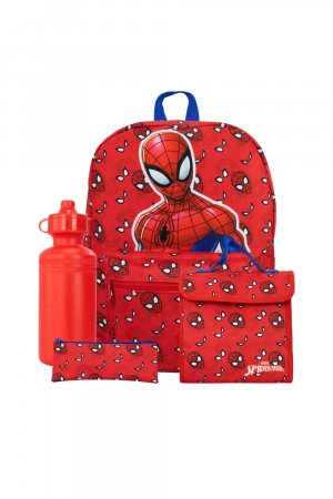 Набор рюкзаков из 4 предметов «Человек-паук» , красный Marvel