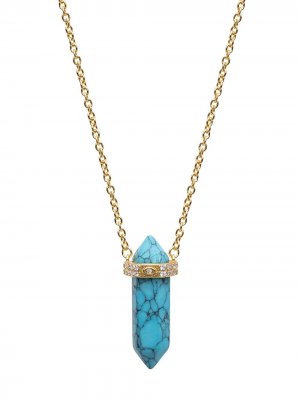 Цепочка на шею с бриллиантами Nialaya Jewelry. Цвет: синий