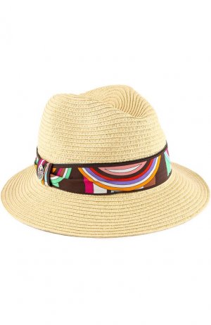 Шляпа Emilio Pucci. Цвет: бежевый