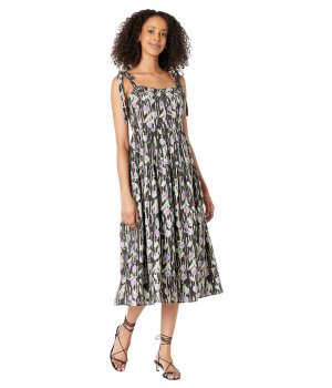Платье MOON RIVER, Woven Printed Tier Dress with Tied Straps River