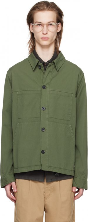 Зеленая рубашка с карманом Ps By Paul Smith