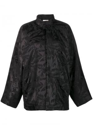 Куртка в стиле оверсайз 6397. Цвет: черный