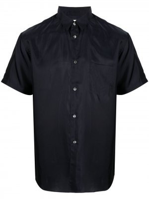 Фактурная рубашка с короткими рукавами Comme Des Garçons Shirt. Цвет: синий
