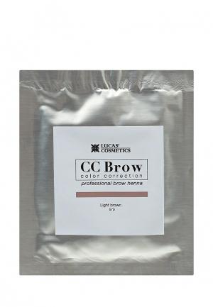 Хна для бровей CC Brow в саше (светло-коричневый), 5 гр. Цвет: коричневый