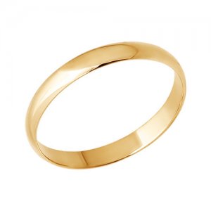 Обручальное кольцо из золота, 3 мм SOKOLOV
