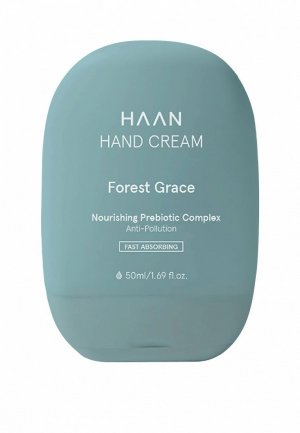 Крем для рук Haan с пребиотиками быстро впитывающийся Мистический лес / HAND CREAM FOREST GRACE, 50 мл. Цвет: белый