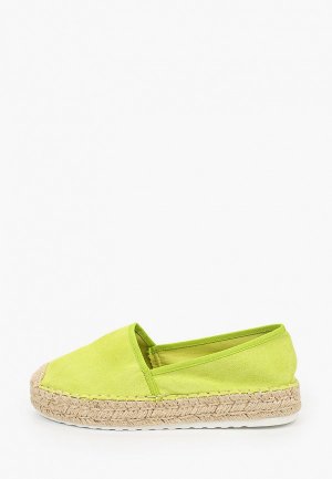 Эспадрильи Ideal Shoes. Цвет: зеленый