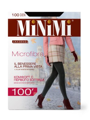 Колготки mini microfibra 100 nero MINIMI