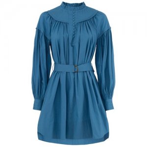 Платье , размер 8, голубой Ulla Johnson. Цвет: голубой
