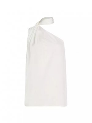 Блузка на одно плечо с шарфом Stella Mccartney, цвет cream McCartney