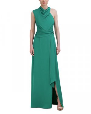 Длинное платье макси без рукавов , цвет Green BCBGMAXAZRIA