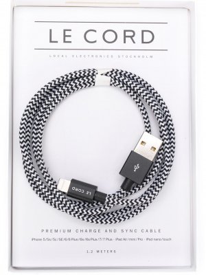 Кабель Apple Le Cord. Цвет: черный