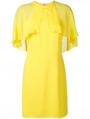 Платье-кейп Karl Lagerfeld. Цвет: желтый