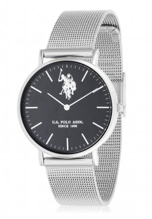 Часы REBEL , цвет silver black U.S. Polo Assn.