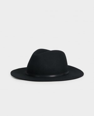 Однотонная черная женская шляпа Parfois, черный PARFOIS