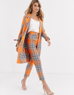 Удлиненный пиджак -Оранжевый Love