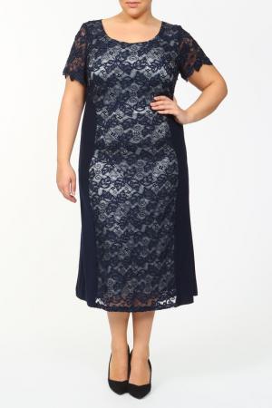 Платье Lia Mara. Цвет: синий, серый