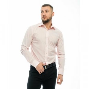 Рубашка , размер 50RU/L/178-186/41 ворот, розовый Imperator. Цвет: розовый/светло-розовый